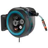 Gardena Акумулаторна стенна кутия PowerRoll XXL, самостоятелна, 40 м, тюркоазен 18645-55