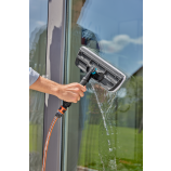 Gardena Cleansystem – устройство за почистване на прозорци, с микрофибър и избърсваща лента 18808-20