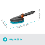 Gardena Cleansystem ръчна четка M (твърда), за почистване на по-малки повърхности 18846-20