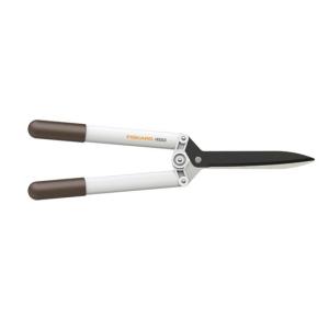Ножици за жив плет Fiskars PowerLever с лостова предавка HS53, бели 1026931