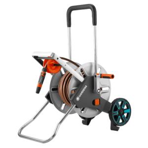 Метална количка за маркуч CleverRoll M Easy на Gardena – комплект 18547-20