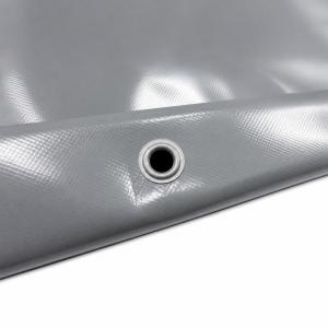 PVC покривало, сиво, 670 г/м²