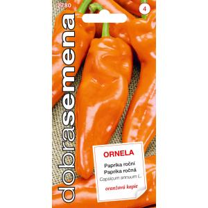 Качествени семена Зелен пипер „Орнела“, оранжев капия 0,5 г