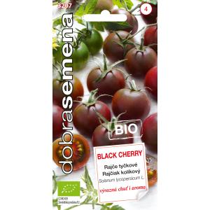 Добри семена Домати на колове „Black Cherry Bio“ – черешови, 10 бр.