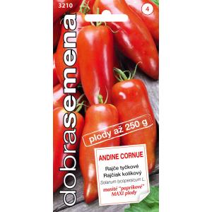 Качествени семена от сорта „Andine Cornue“ – стъблени домати с пикантен вкус, 15 бр.