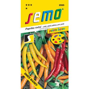 Semo Зелена люта паприка – смес от различни цветове, 0,4 г, SHU 50 000