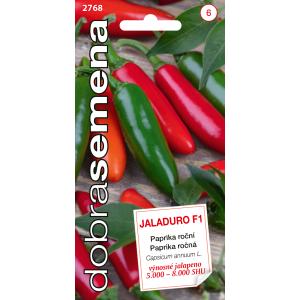 Качествени семена Зелена паприка „Jaladuro F1“ (халапеньо), 10 бр.